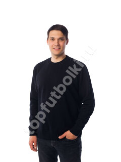 Тёмно-синий свитшот мужской